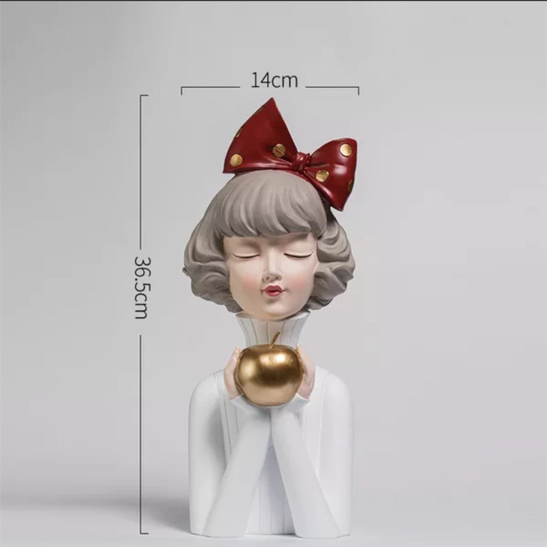 Bubble girl ornaments