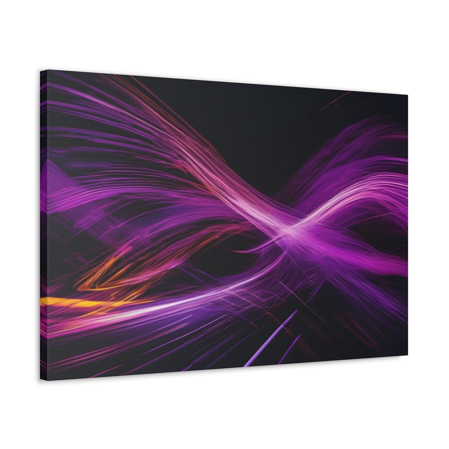 Long Exposure Purple and Black Canvas Print