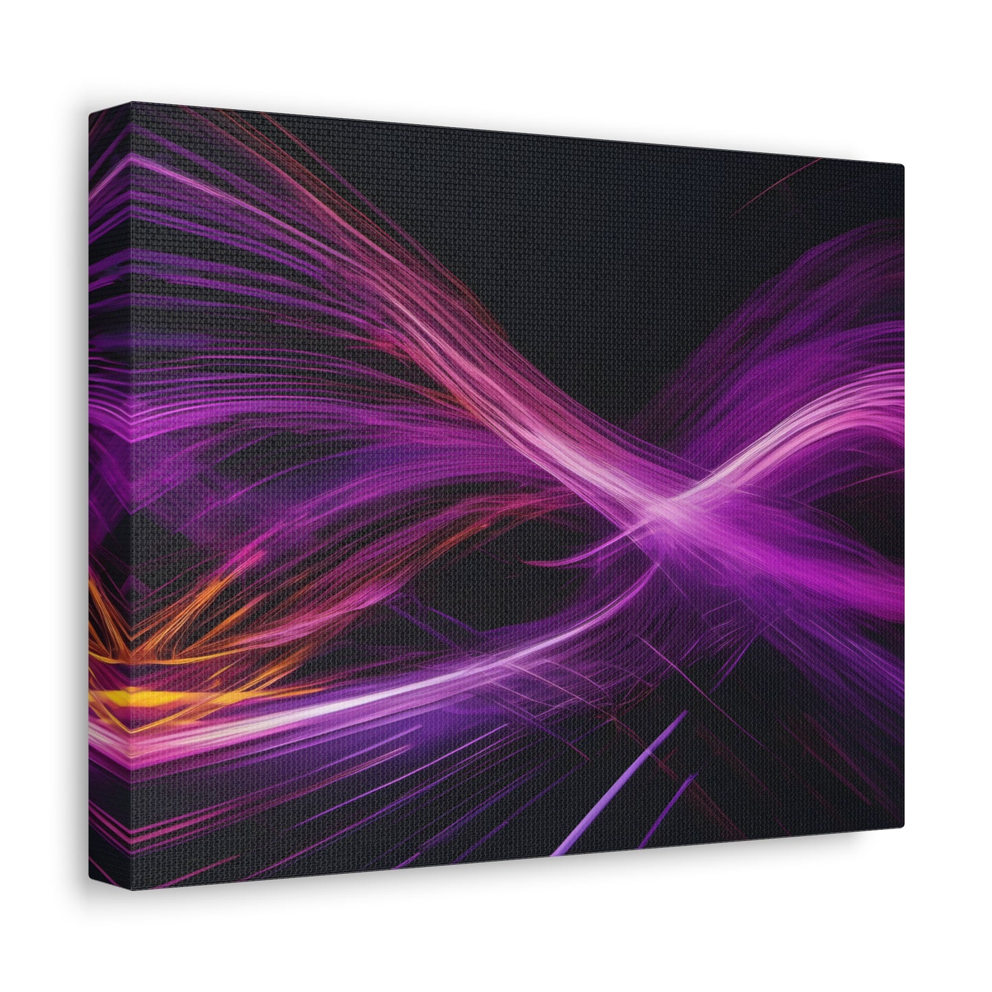 Long Exposure Purple and Black Canvas Print