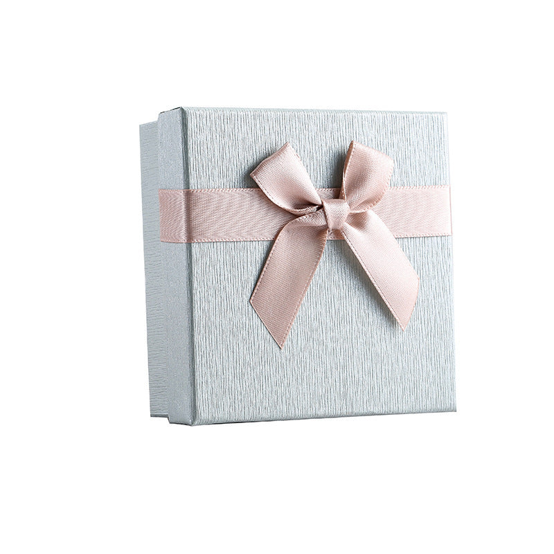 New Lenny Pattern Bow Jewellery Box Jewelry Box Stud Earrings Box Ring Box Bracelet Box Necklace Box