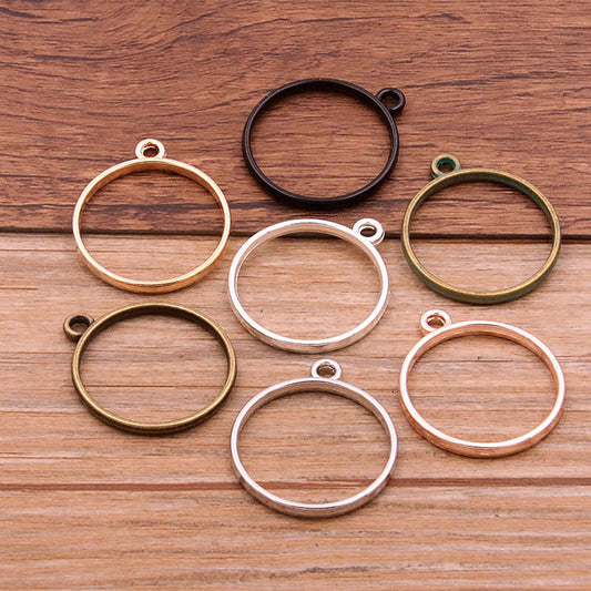 DIY Alloy Jewelry Accessories Hollow Drip Frame