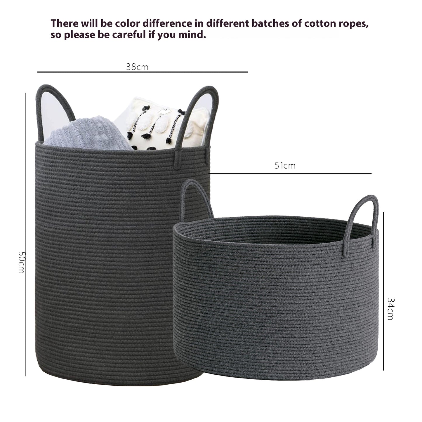 Cotton String Woven Storage Basket Storage Basket