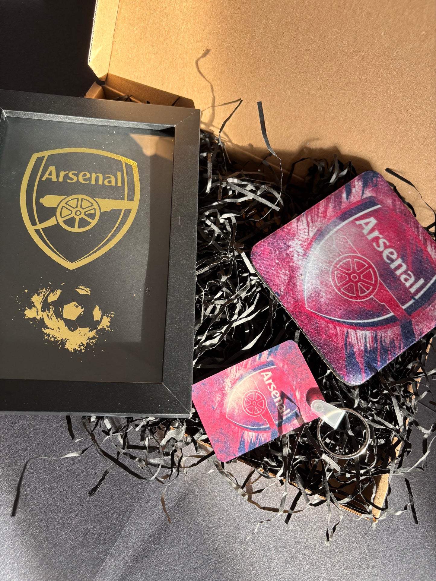 Arsenal FC Gift Set, Black & Gold
