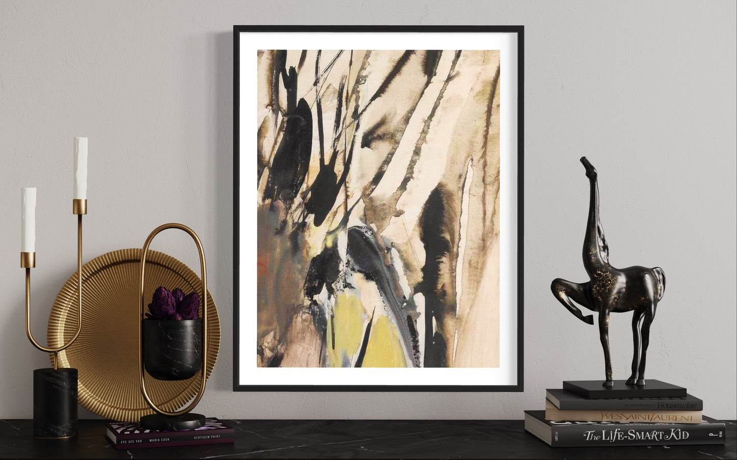 Neutral Abstract Art Digital Download