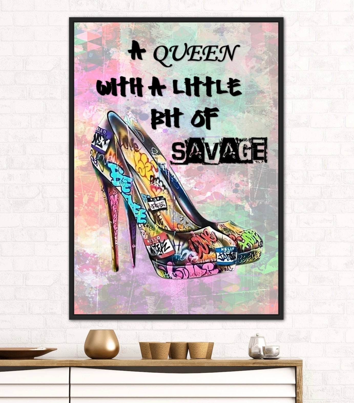 Savage Graffiti Heels