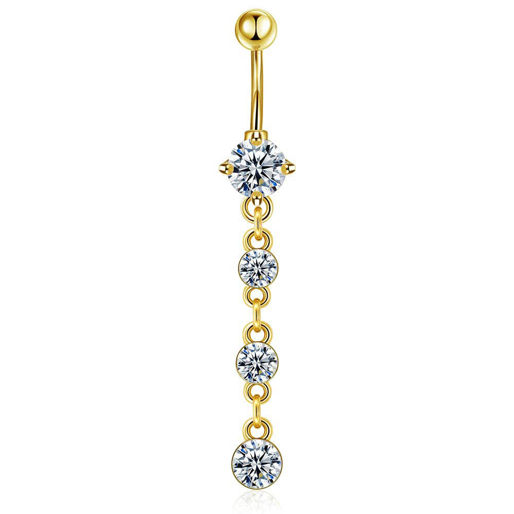 Butterfly Stainless Steel Plus Copper Parts Piercing Jewelry