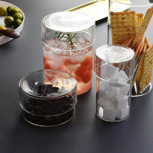 Transparent Glass Storage Tank Storage Bottle