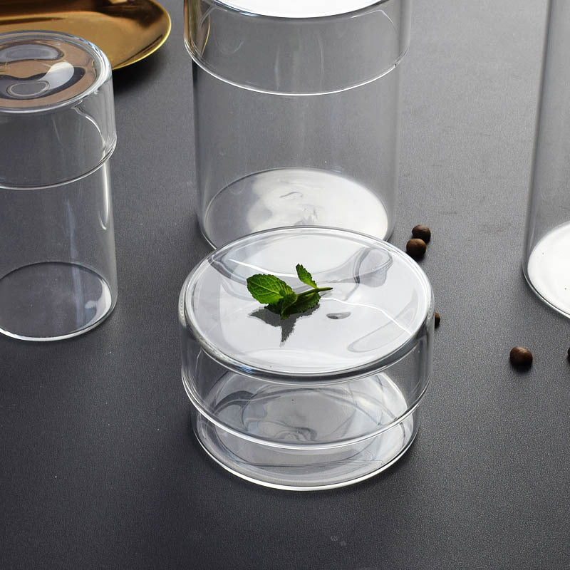 Transparent Glass Storage Tank Storage Bottle