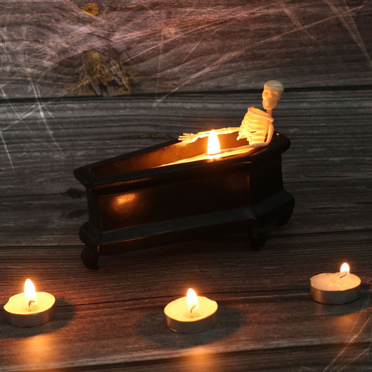 Creative Candles Bubble Bath Skull Skeleton Halloween Atmosphere Haunted House Holiday Decoration Ornaments