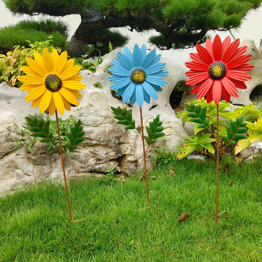Outdoor Garden Decoration Wrought Iron Flower Flowerpot Plug-in Villa Courtyard Lawn Landscape Layout