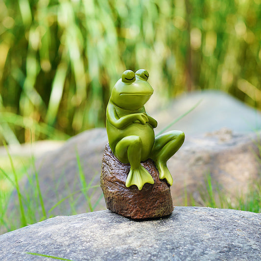 Garden Outdoor Courtyard Simulation Frog Ornaments
