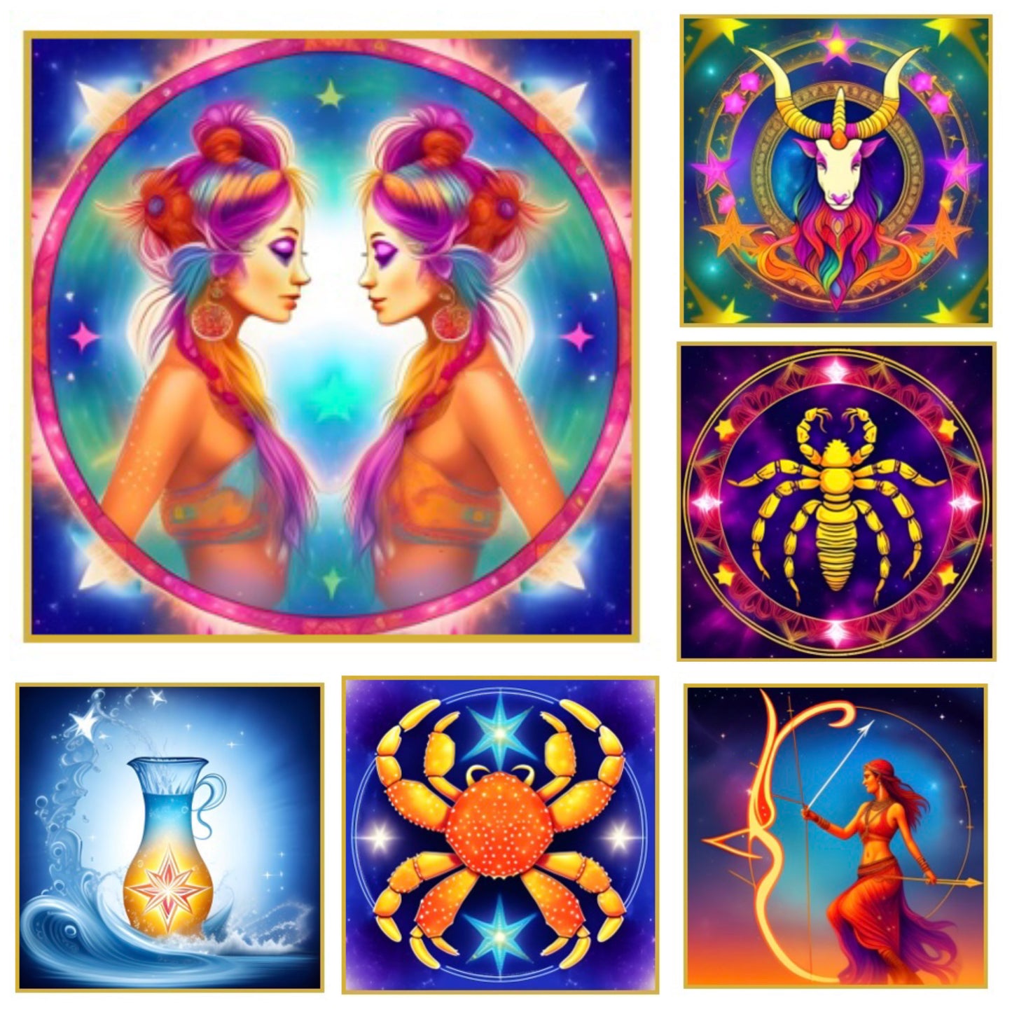 Set of 3 Birth Chart Prints