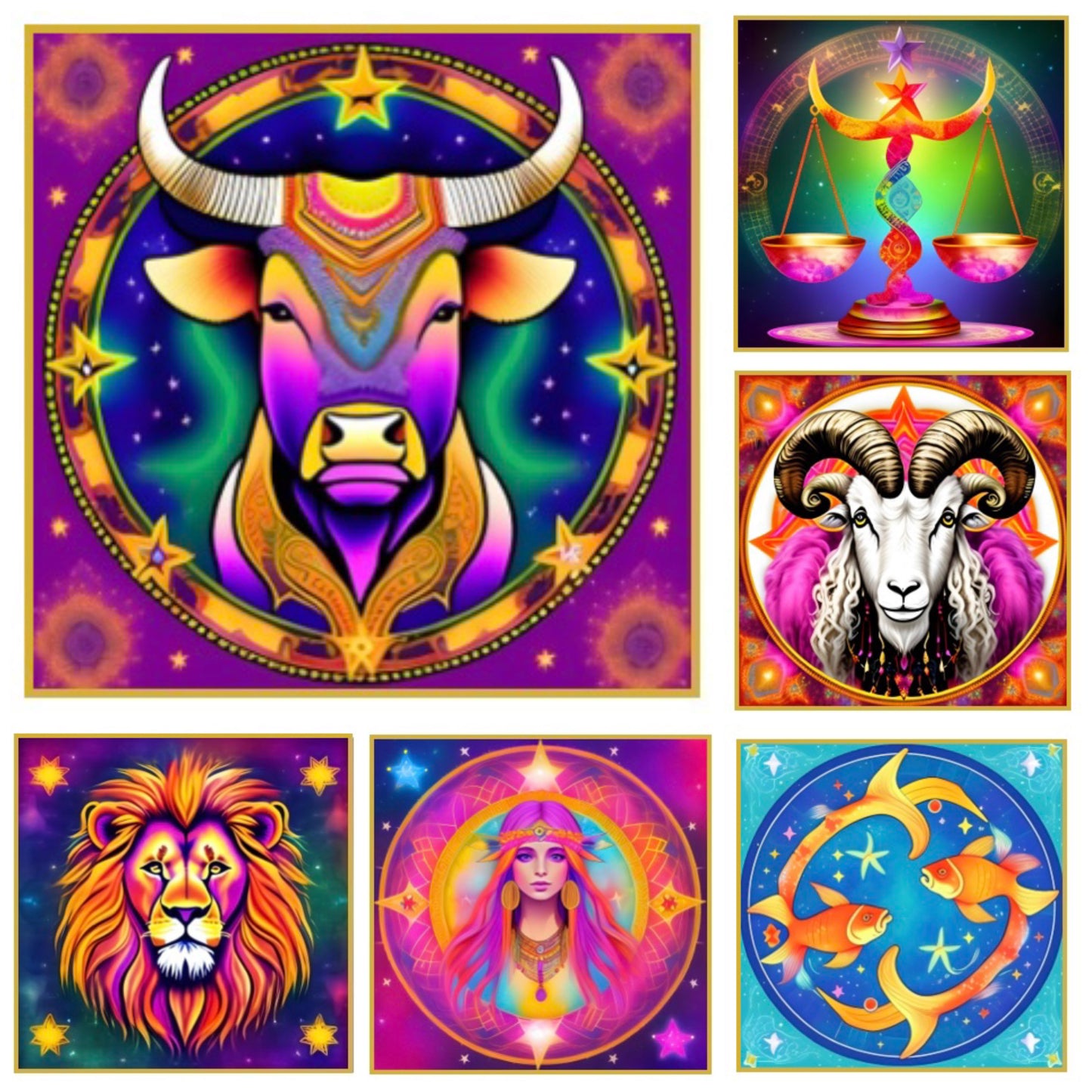 Set of 3 Birth Chart Prints