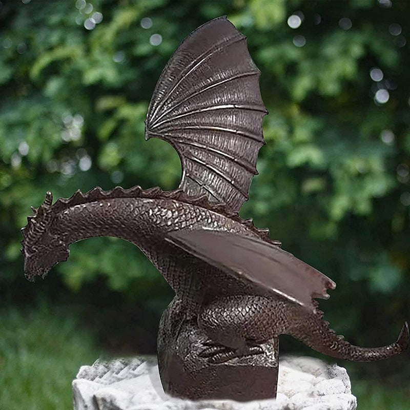 Simulation Flying Dragon Garden Decoration Ornaments