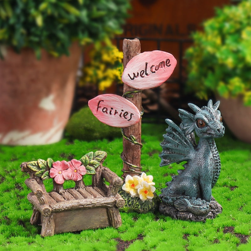 Garden Micro Landscape Ornaments Resin