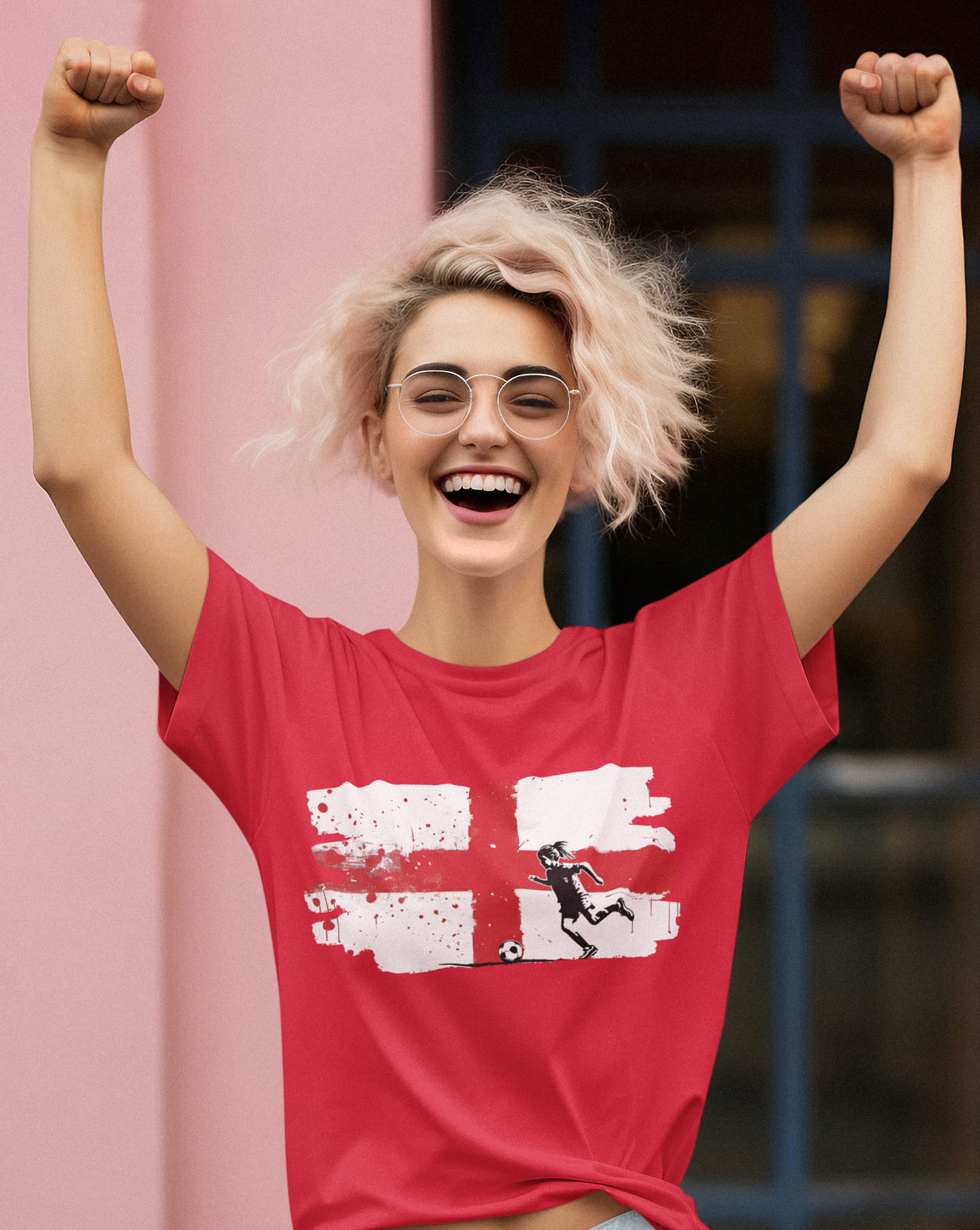 Show your support for England in style with our England Euro 2024 Top, a celebration of national pride and sporting excellence. Available in the iconic red and white colours, this unisex soft-style t-shirt redefines casual comfort with a touch of patriotic flair. Crafted from luxuriously soft materials, this tee is 100% cotton for solid colours, ensuring a plush and comfortable feel against your skin. 