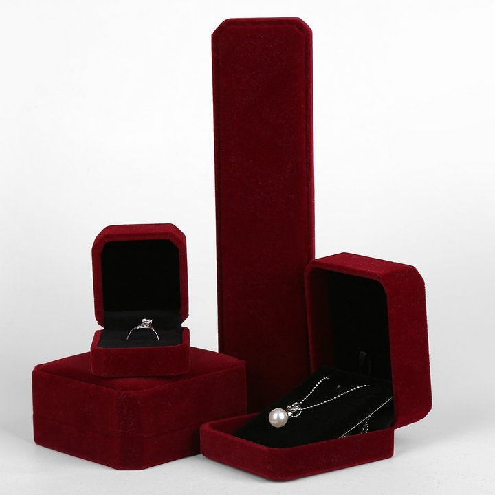 Jewellery Box Bracelet Ring Flannel Storage