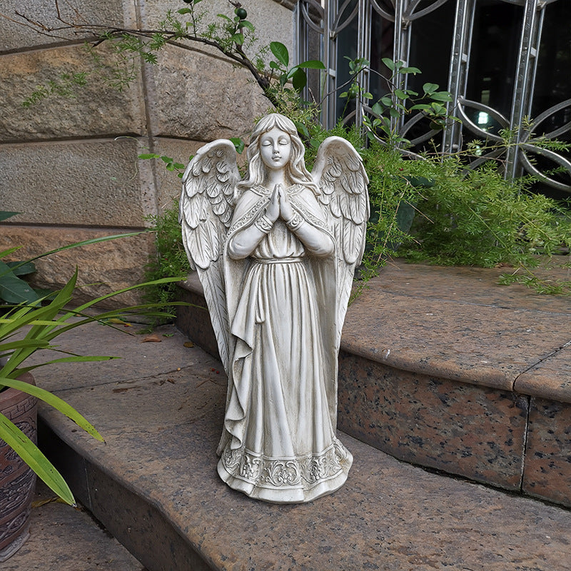 European Style Garden Decoration Outdoor Girl Angel Ornaments