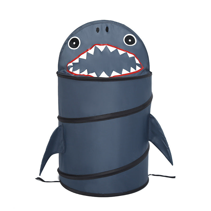 Cartoon Doll Storage Bucket Foldable Dustproof Storage