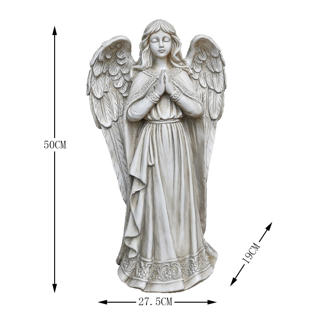 European Style Garden Decoration Outdoor Girl Angel Ornaments