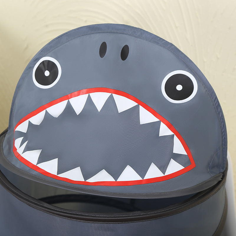 Cartoon Doll Storage Bucket Foldable Dustproof Storage
