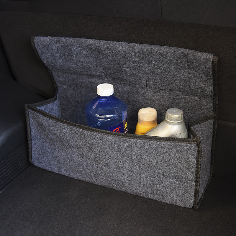 Car Storage Box Car Gray Filt Storage Box