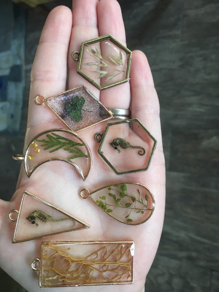 DIY Alloy Jewelry Accessories Hollow Drip Frame