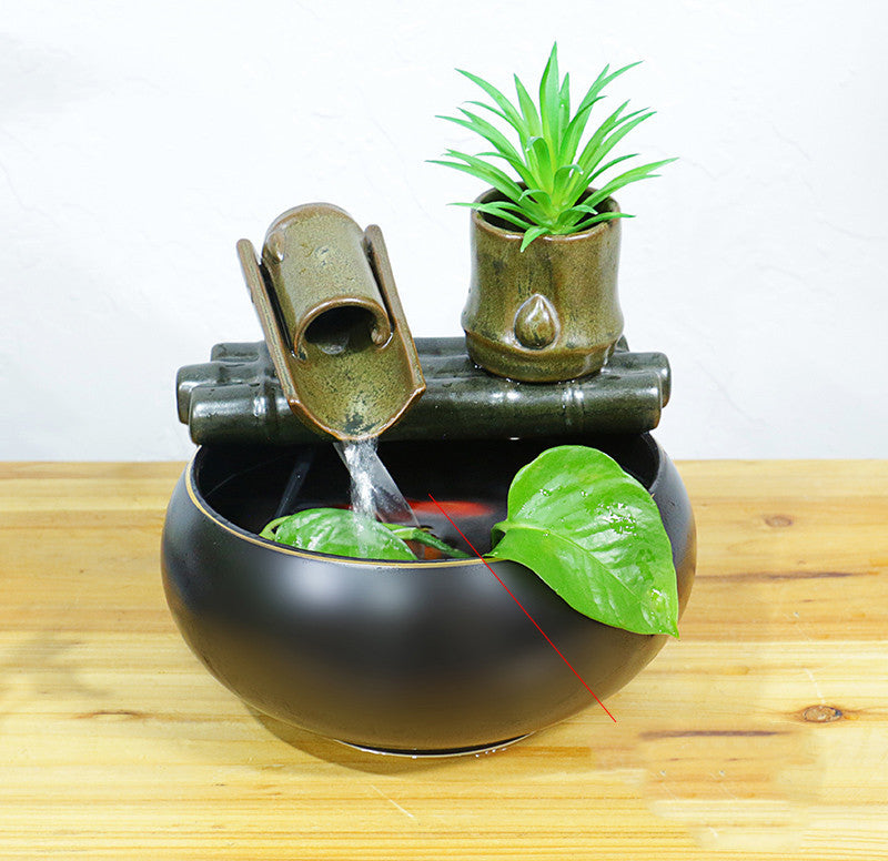Living Room Office Home Fish Pond Desktop Ornaments