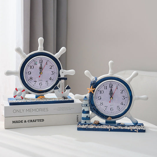 Bedroom Decoration Living Room Wooden Clock Ornaments