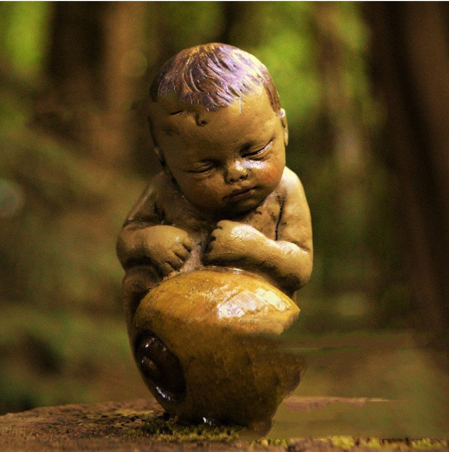 New Garden Resin Ornaments Sleep The Doll