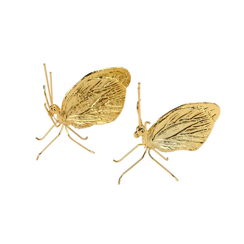 Home Desktop Living Room Gold Butterfly Decorative Ornaments