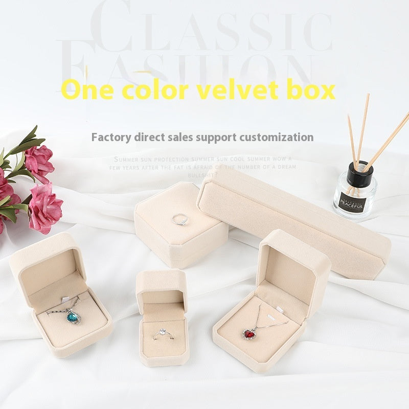 Jewellery Box Bracelet Ring Flannel Storage