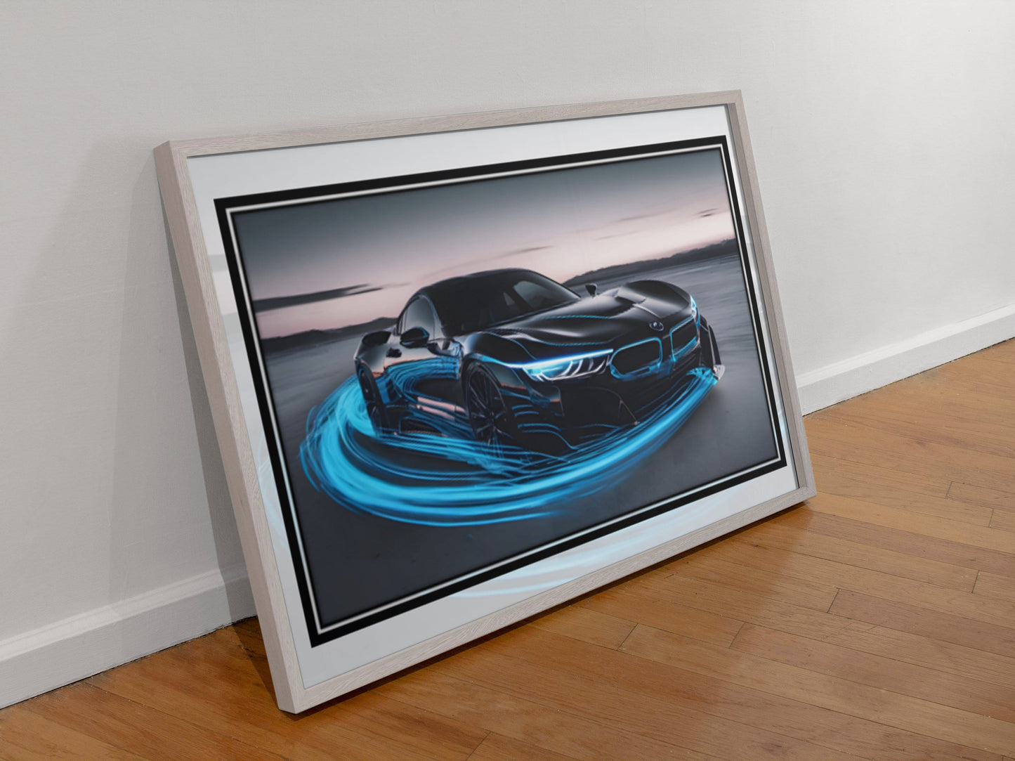 Sleek Super Car Print - High-Speed Wall Art - Automotive Decor, Wall Art, Home Decor, Car Art, Car Prints