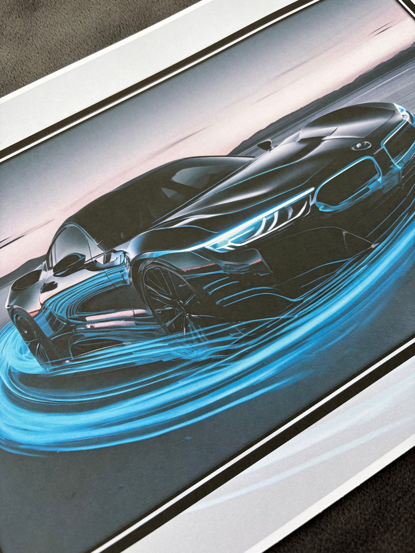 Sleek Super Car Print - High-Speed Wall Art - Automotive Decor, Wall Art, Home Decor, Car Art, Car Prints