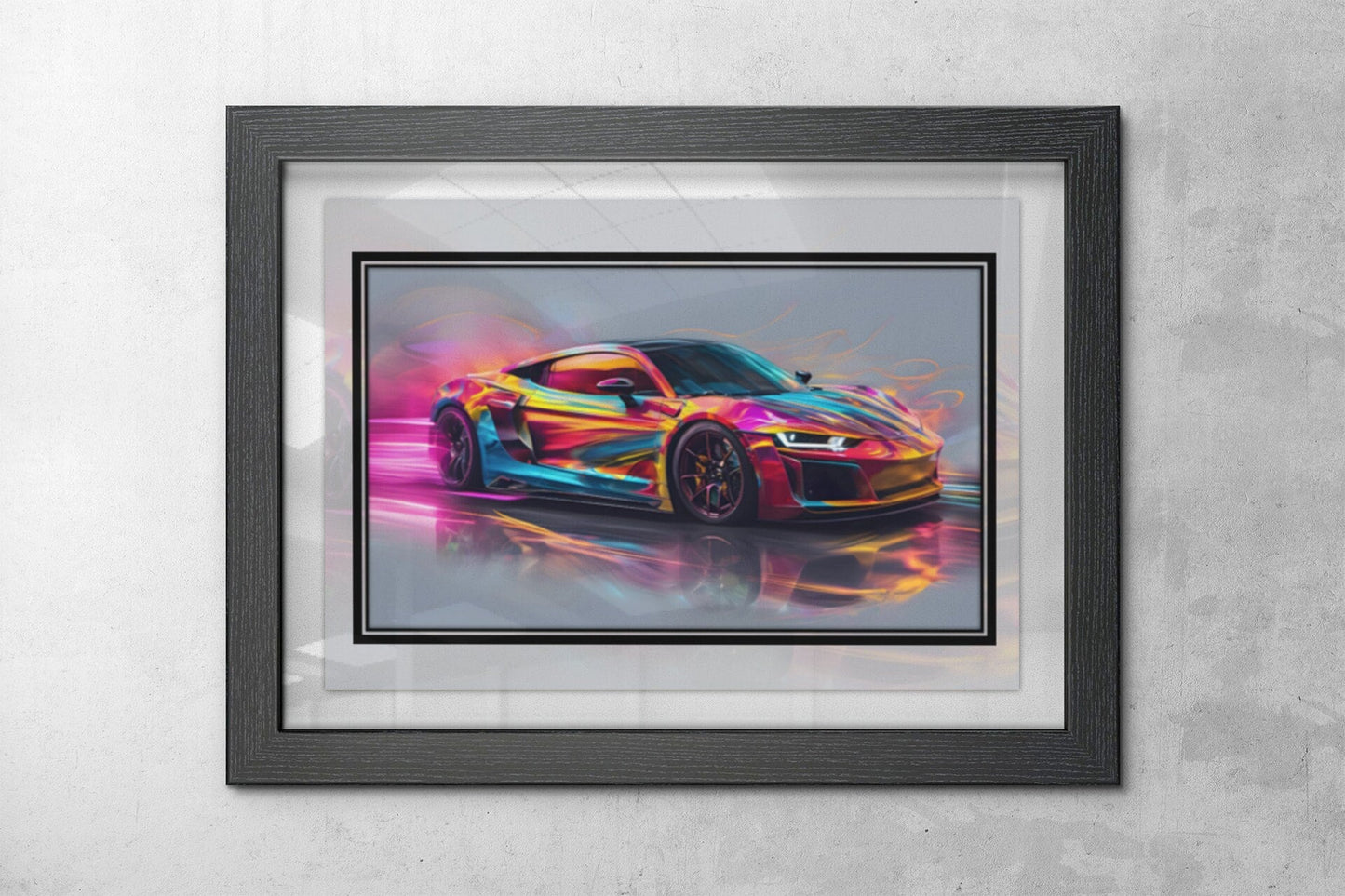 Sleek Super Car Print - Automotive Wall Art - Speed and Style Decor, Wall Art, Home Decor, Car Art, Car Prints