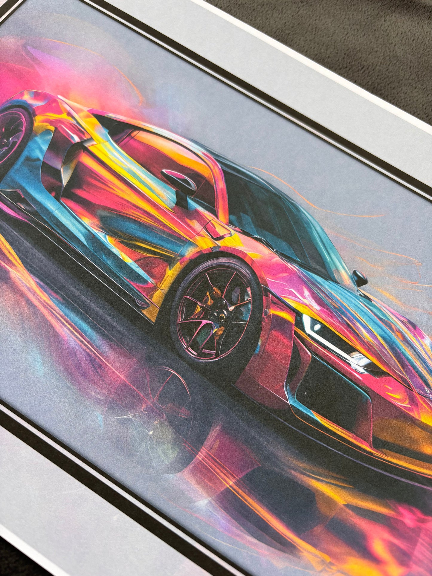 Sleek Super Car Print - Automotive Wall Art - Speed and Style Decor, Wall Art, Home Decor, Car Art, Car Prints