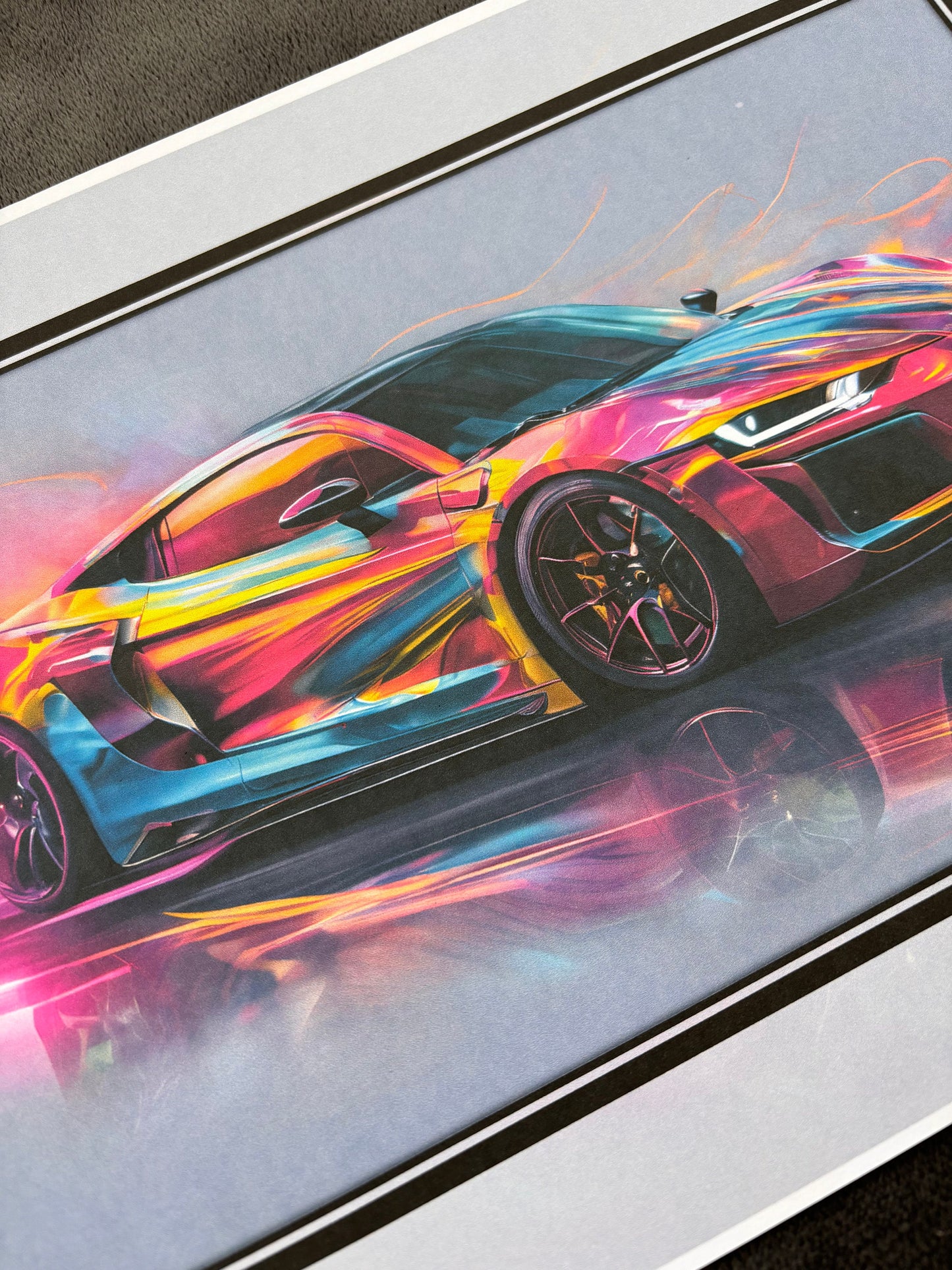 Sleek Super Car Print - Automotive Wall Art - Speed and Style Decor, Wall Art, Home Decor, Car Art, Car Prints