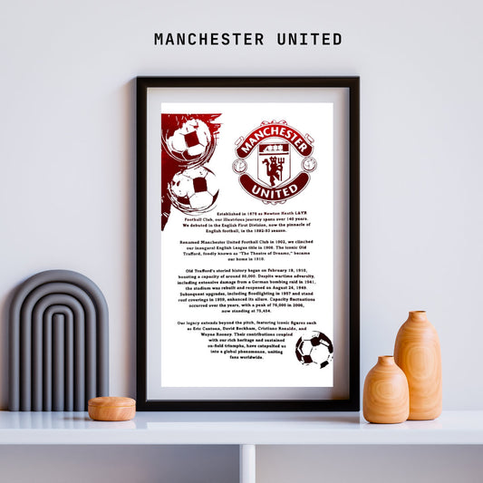 Manchester United FC Foil Print