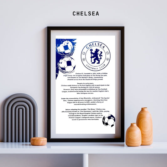 Chelsea FC Foil Print