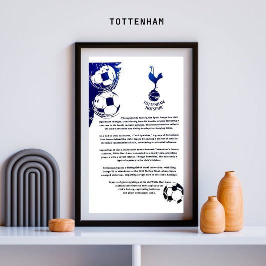 Tottenham FC Foil Print