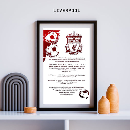 Liverpool FC Foil Print