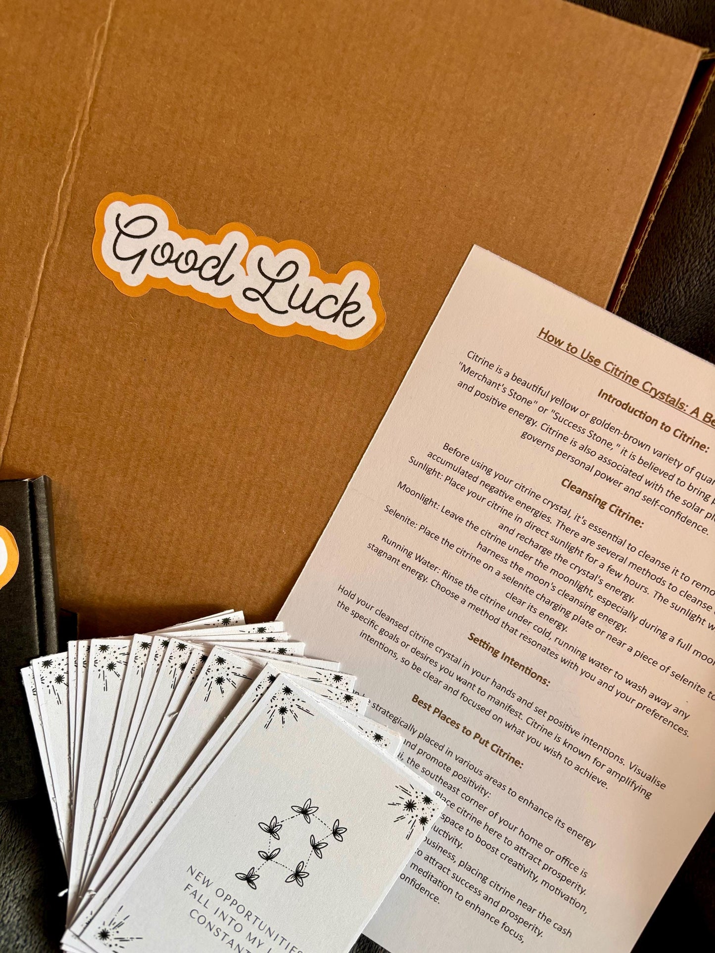 Good Luck Affirmation Gift Box