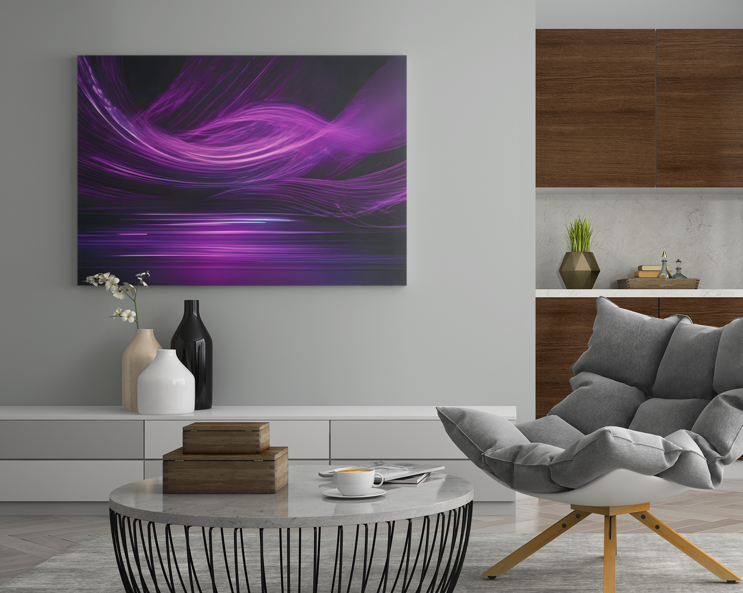 Immerse yourself in the mesmerising beauty of our long exposure purple and black canvas print, a captivating piece that exudes elegance and intrigue. This stunning artwork captures the essence of motion and stillness, blending rich shades of purple and black in a dynamic long exposure composition. 