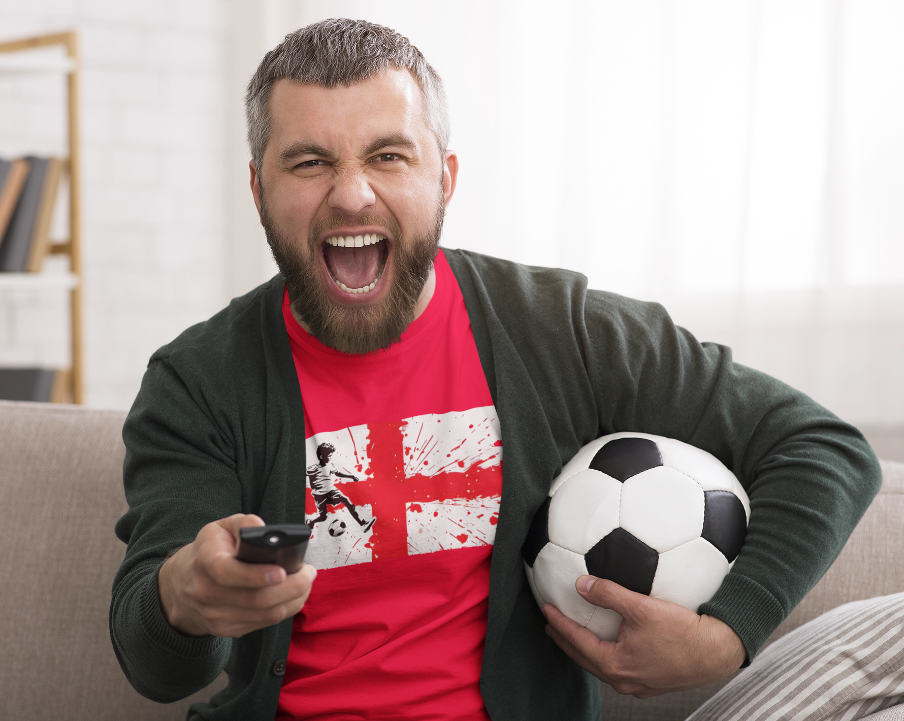 Show your support for England in style with our England Euro 2024 Top, a celebration of national pride and sporting excellence. Available in the iconic red and white colours, this unisex soft-style t-shirt redefines casual comfort with a touch of patriotic flair. Crafted from luxuriously soft materials, this tee is 100% cotton for solid colours, ensuring a plush and comfortable feel against your skin. 