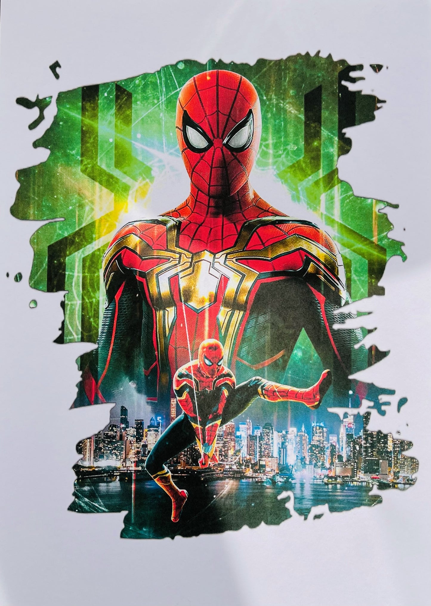 Spider Man Splash Print