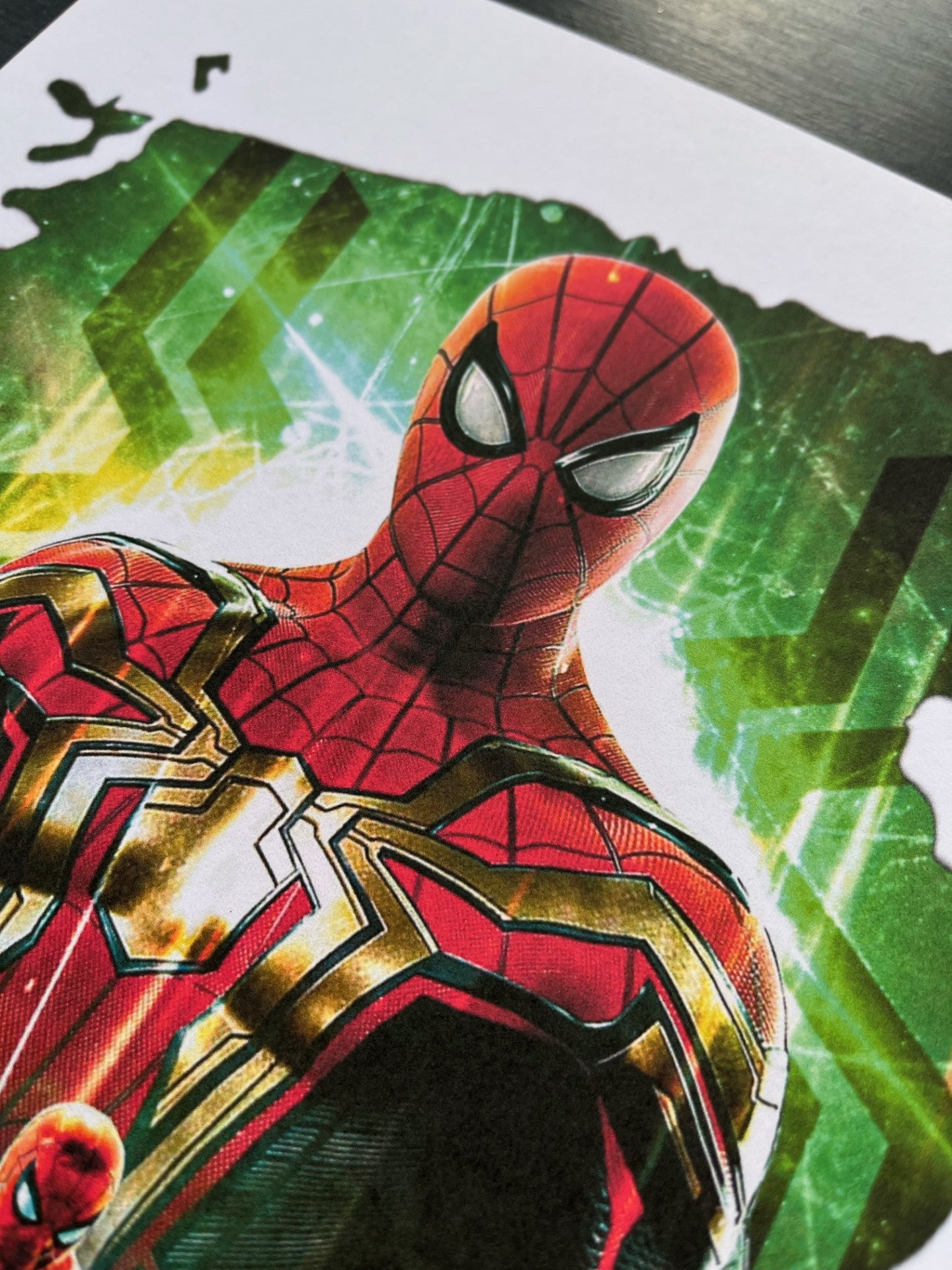 Spider Man Splash Print