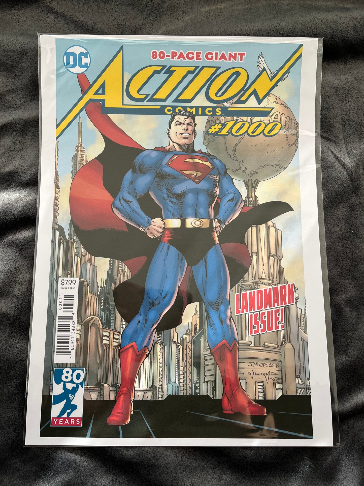 Superman Comic Cover No 1000 Print