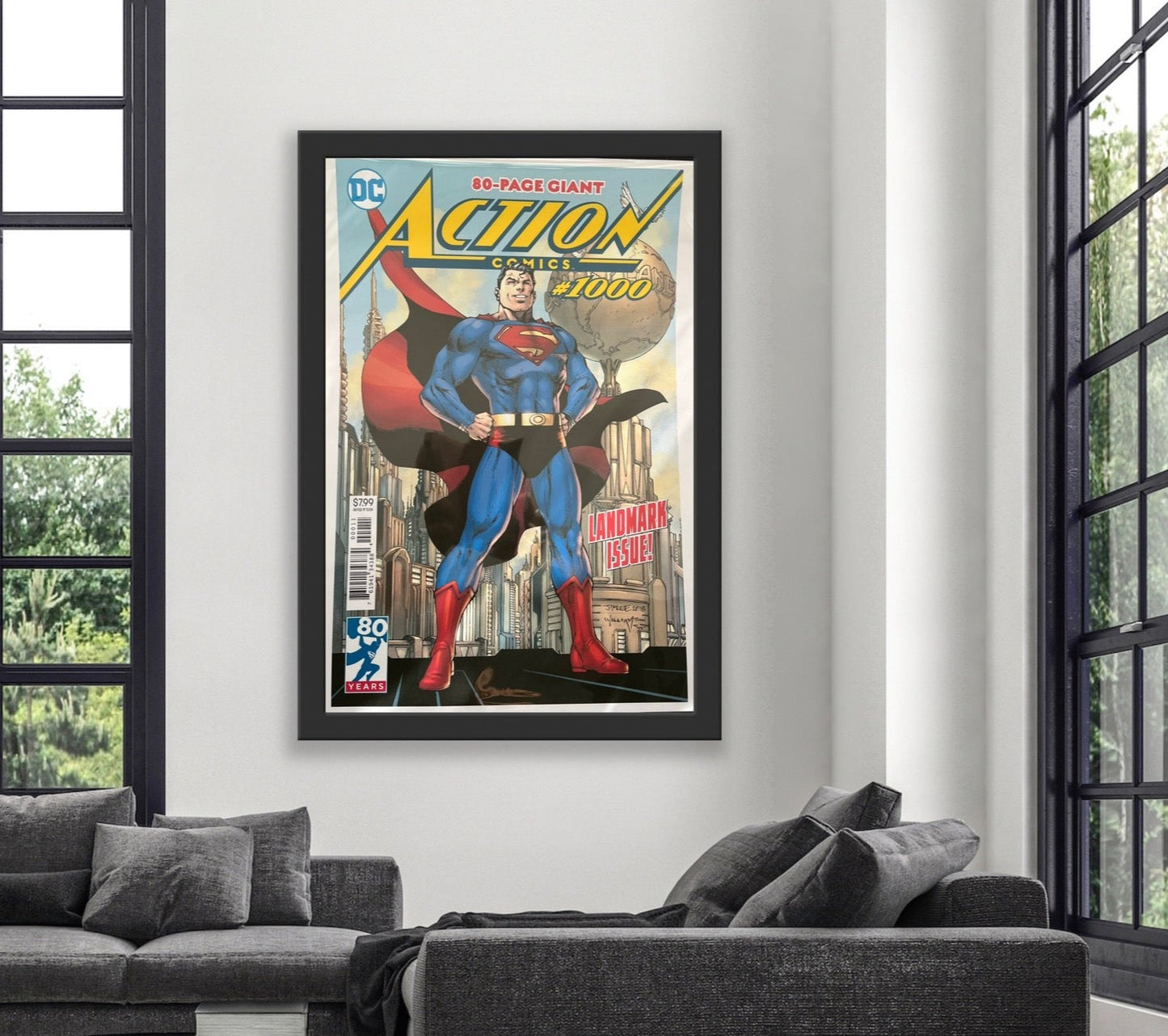 Superman Comic Cover No 1000 Print