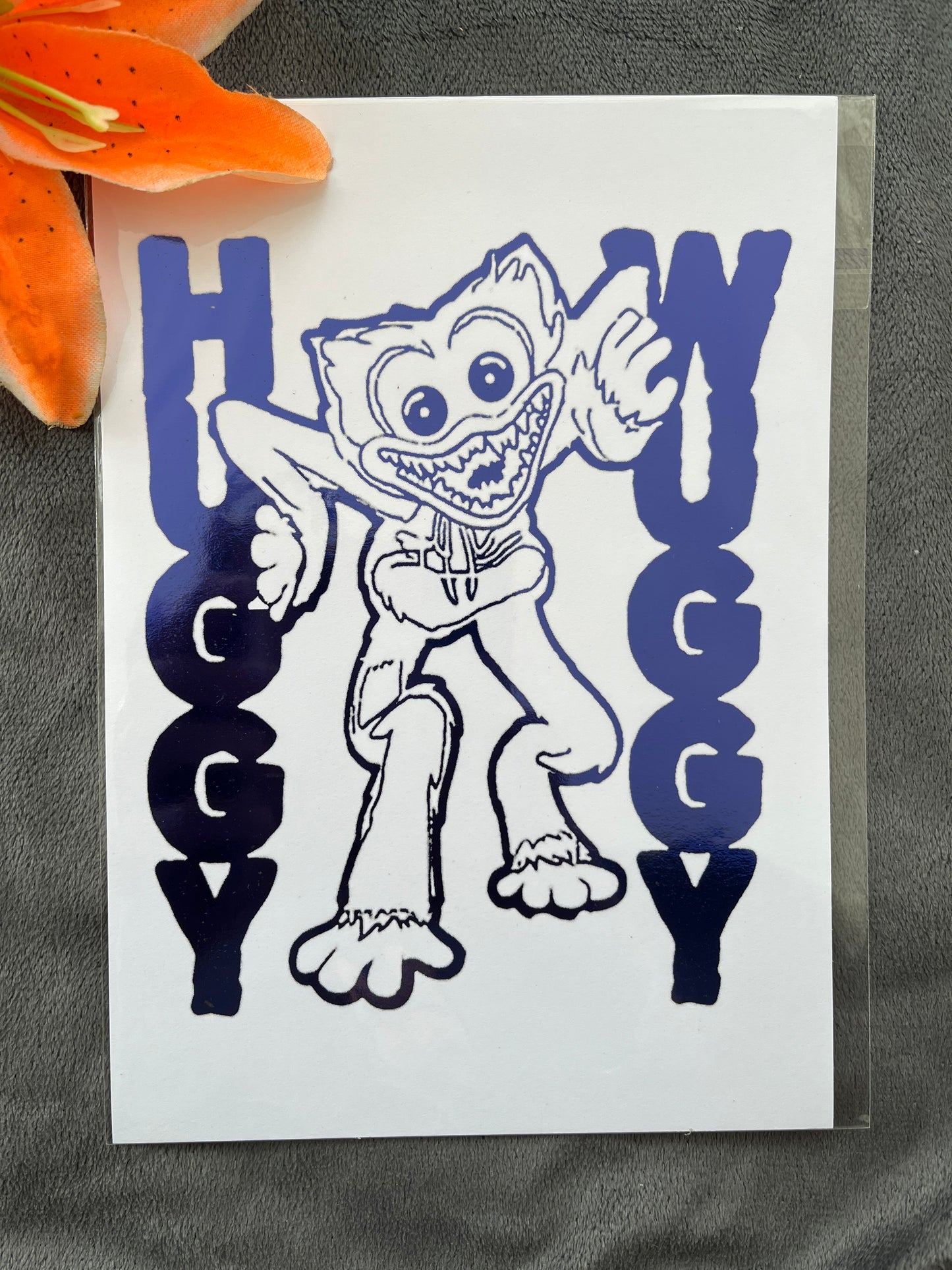 Huggy Wuggy Foil Print