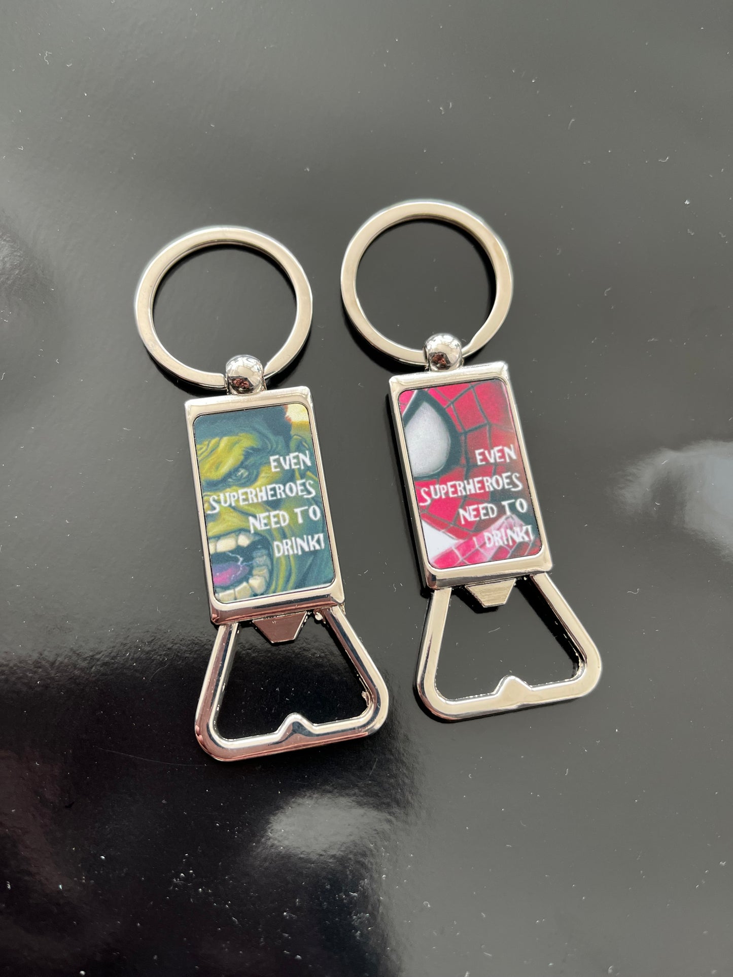 Superhero Bottle Opener Keyrings